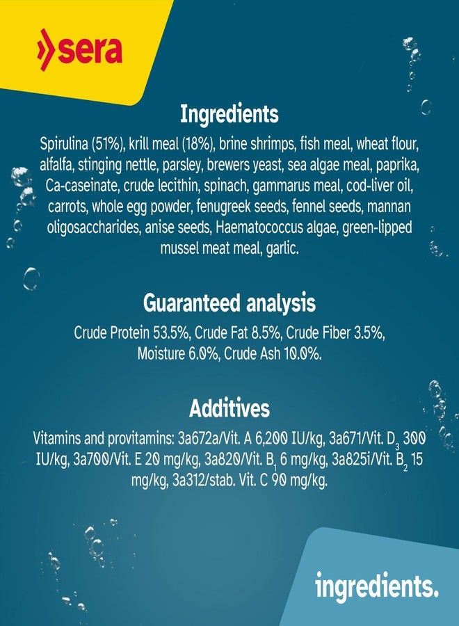 سيرا مسحوق سيرا ميكرون ٥٠ مل (١٫٧ أونصة سائلة) | طعام قلي فائق النعومة مع الكريل والسبيرولينا ليرقات الأسماك والبرمائيات | خالٍ من الأصباغ والمواد الحافظة | يدعم النمو واللون - Image 5